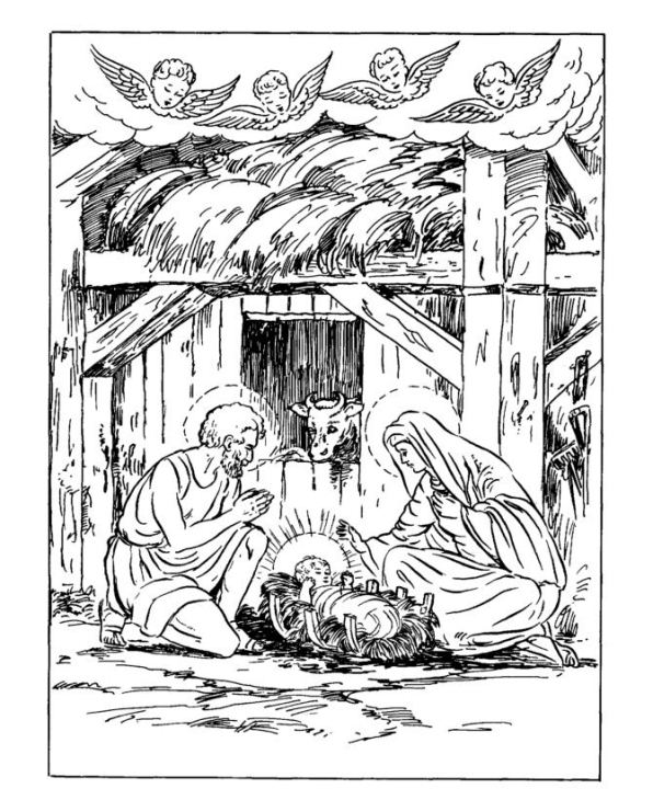 Plansa de colorat cu Crestinism 38